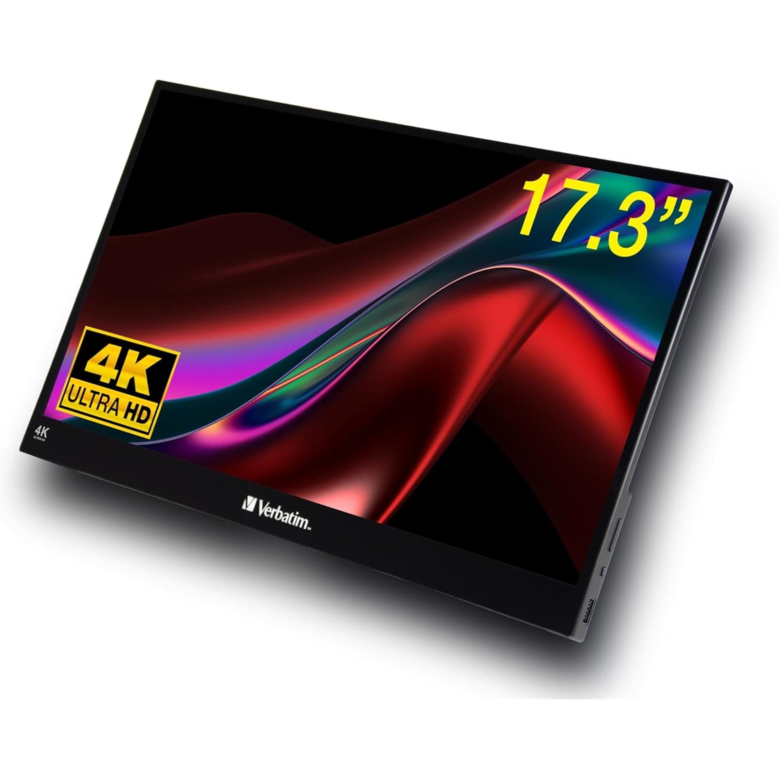 Verbatim (32239) Portable 17.3" Touch Monitor 4K UHD ALU