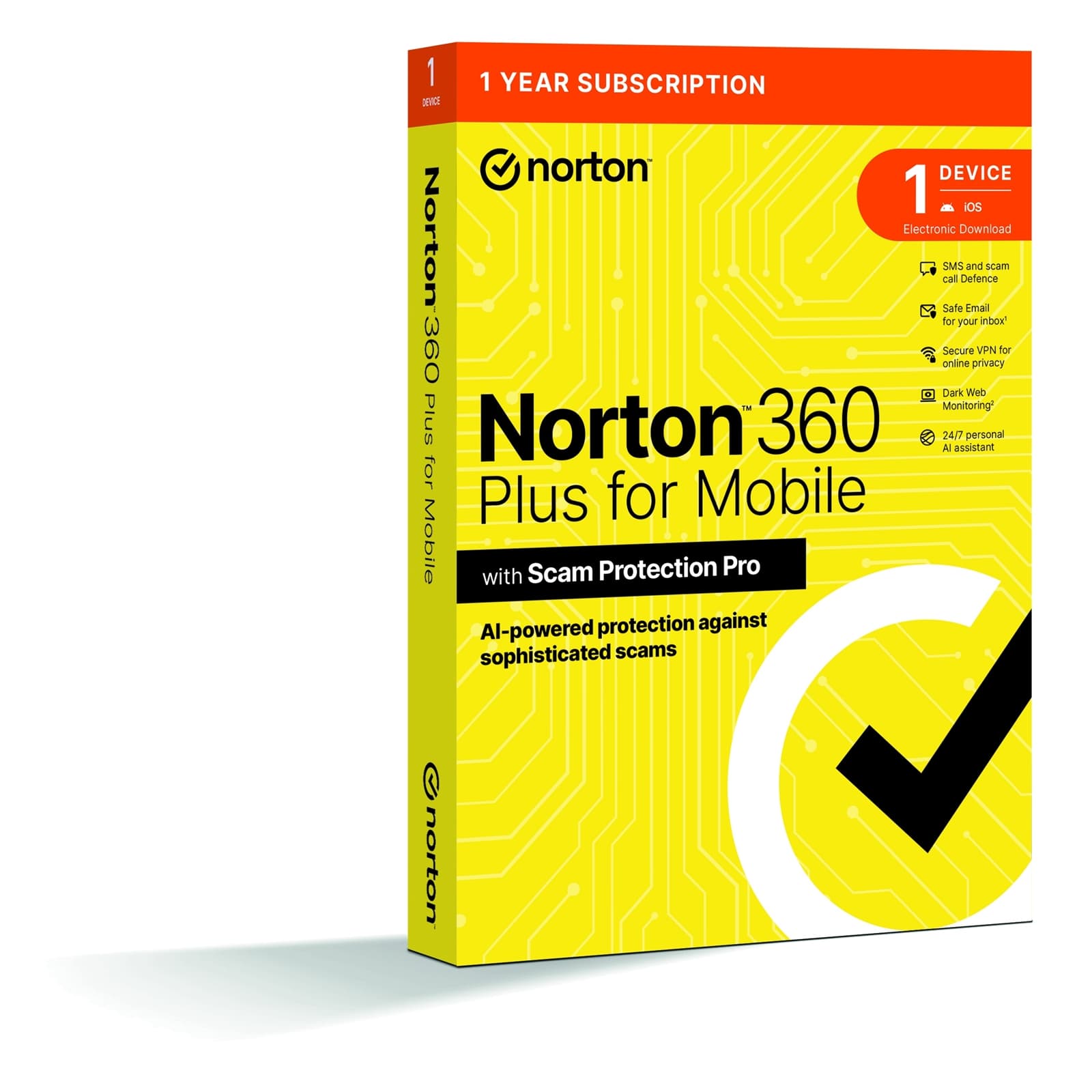 NORTON 360 PLUS MOBILE 1U 1D 12M
